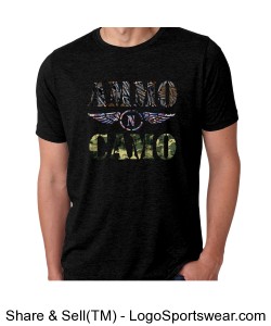 Next Level Unisex Poly/Cotton Crew Neck T-Shirt Design Zoom